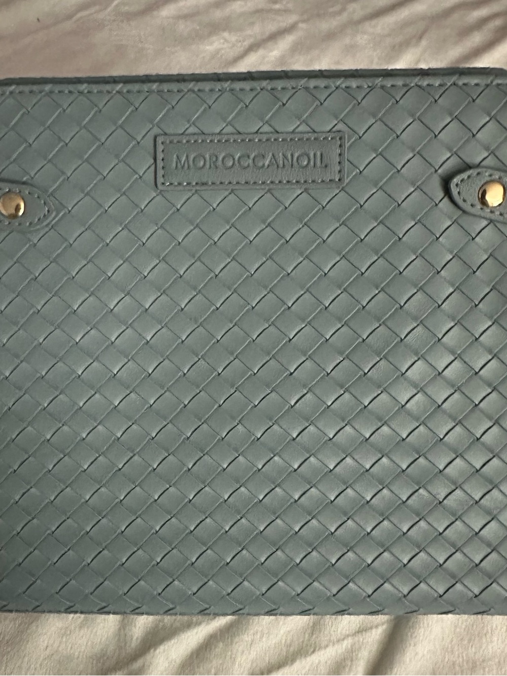 Moroccanoil Woven Travel bag - Teal